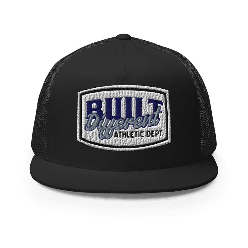 HB "Built Different Block" Trucker Hat - Harris Brand Merch