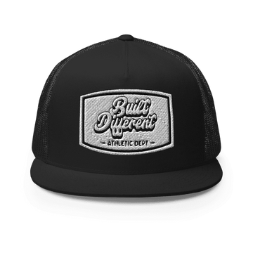 HB "Built Different Script" Trucker Hat - Harris Brand Merch